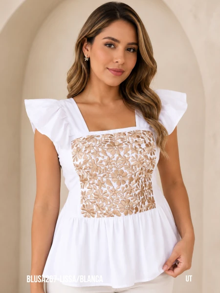 BLUSA267-LISSA/BLANCA