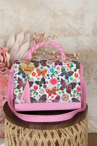 BOLSO-234 MARIPOSAS/LILA