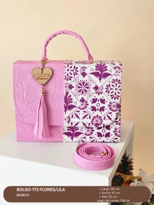 BOLSO-173 FLORES/LILA