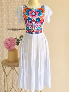 VES103-GERBERA/BLANCO