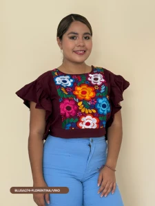 BLUSA274-FLORENTINA/VINO