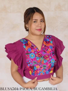 BLUSA364-PAOLA/BUGAMBILIA