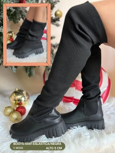 BOOTS-0061 ESLASTICA/NEGRA