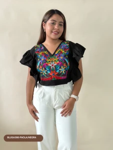 BLUSA366-PAOLA/NEGRA