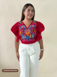 BLUSA367-PAOLA/ROJA